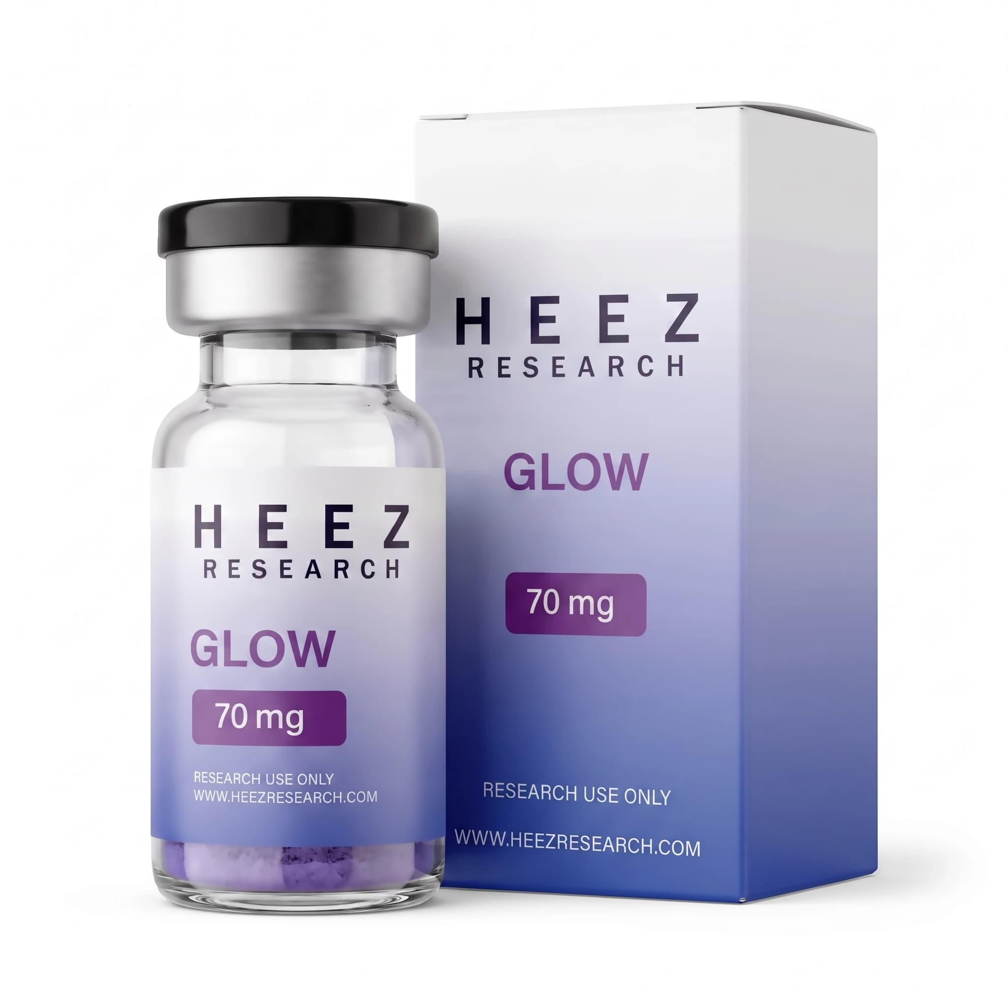 GLOW vial and box